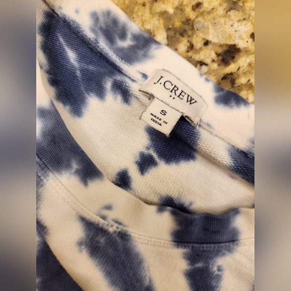 J. Crew Tie dye Sweater Size Small 100% Cotton NWOT - Picture 7 of 7